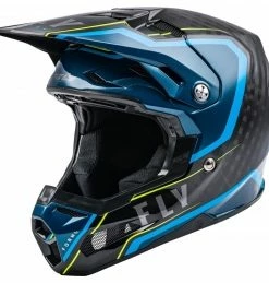 Marque Casque Intégral Fly® Formula Carbon Axon Noir/Bleu/Jaune