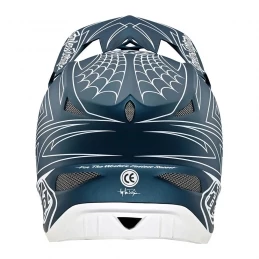 Marque Casque Intégral Troy Lee Design® D3 Fiberlite Spiderstripe - Bleu 5 Marque Casque Intégral Troy Lee Design® D3 Fiberlite Spiderstripe - Bleu – Image 3