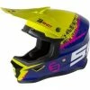 Marque Casque Intégral Shot® Storm KID - Violet/Jaune -PIÈCES DE VÉLO Soldes casque shot furious kid storm lime navy glossy
