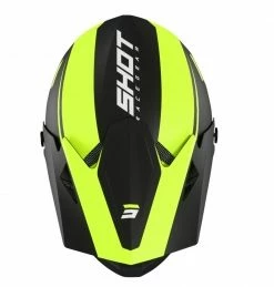 Marque Casque Intégral Shot® Rogue United - Noir/Jaune Fluo -PIÈCES DE VÉLO Soldes casque shot rogue united black neon yellow matt 2