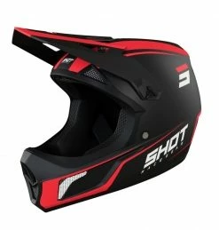 Marque Casque BMX Shot® Rogue United KID - Noir/Rouge Matt