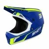 Marque Casque BMX Shot® Rogue United KID - Bleu/Jaune Fluo -PIÈCES DE VÉLO Soldes casque shot rogue united blue neon yellow glossy