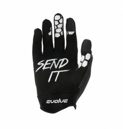 Marque Gants Evolve® Splatter Rouge/Noir -PIÈCES DE VÉLO Soldes gants evolve r splatter rouge noir 1