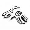 Marque Gants BMX Evolve® Send It - Blanc/Noir -PIÈCES DE VÉLO Soldes gants evolve send it white black