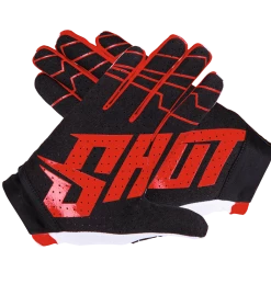 Marque Gants BMX Shot® Skin - Rouge -PIÈCES DE VÉLO Soldes gants shot skin red 2