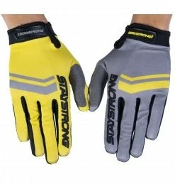 Marque Gants BMX Staystrong® Opposite - Gris/Jaune