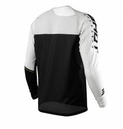 Marque Maillot SHOT® Revolt - Noir/Blanc -PIÈCES DE VÉLO Soldes maillot manches longues shot revolt noir blanc 1