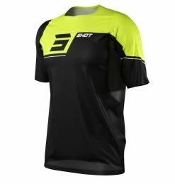 Marque Maillot Shot® Revolt KID - Noir/Jaune