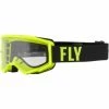 Marque Masque Fly® Focus - Noir/Jaune Fluo -PIÈCES DE VÉLO Soldes masque fly r focus noir jaune fluo