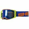 Marque Masque Shot® Lite - Bleu/Orange -PIÈCES DE VÉLO Soldes masque shot lite blue neon orange glossy