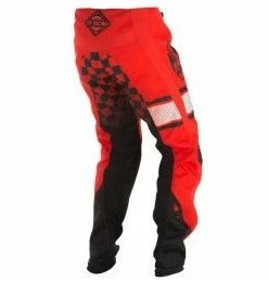 Marque Pantalon Fly® Kinetic Era KID - Rouge -PIÈCES DE VÉLO Soldes pantalon fly kinetic era bmx 2018 enfant rouge 3