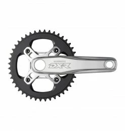 Marque Pédalier Shimano® DXR FC-MX71 Monovitesse - Noir/Gris