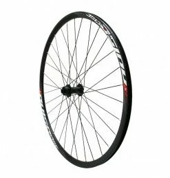 Marque Roue Route 700 Pulse Avant Disc Centerlock Moyeu Roulement Noir Axe 12-100Mm Rayons Inox Noirs (Pour Pneu 23-25-28)
