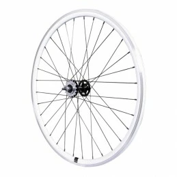 Marque Roue Route - Fixie - Piste P2R 30Mm Blanc Arriere Double Filetage Avec Pignon 16Dts 3 Marque Roue Route - Fixie - Piste P2R 30Mm Blanc Arriere Double Filetage Avec Pignon 16Dts