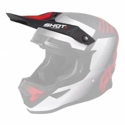 Marque Visière Shot Furious Trust Black Red Matt 3 Marque Visière Shot Furious Trust Black Red Matt